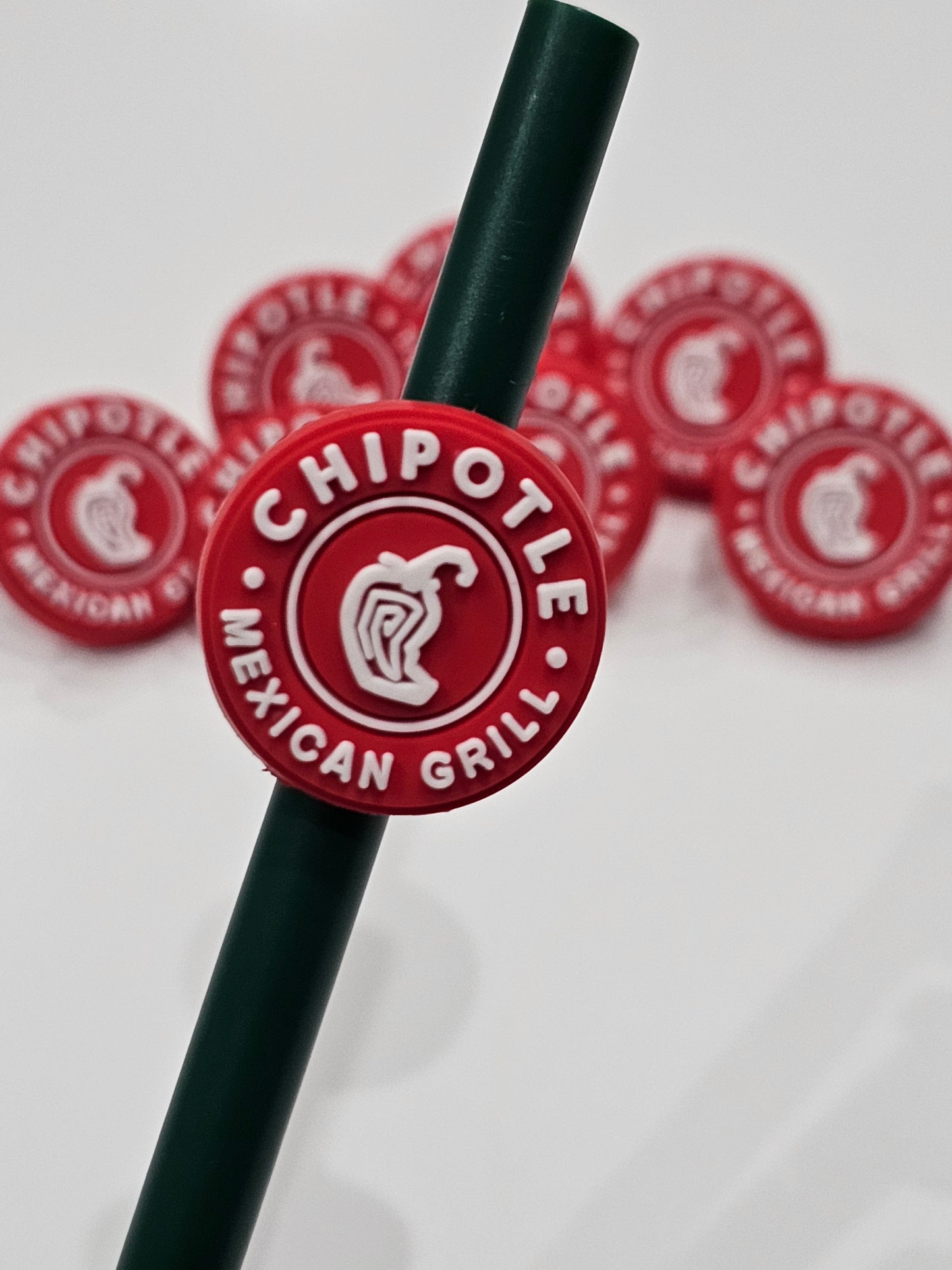 Chipotle Mexican grill Straw/pencil or pen charms