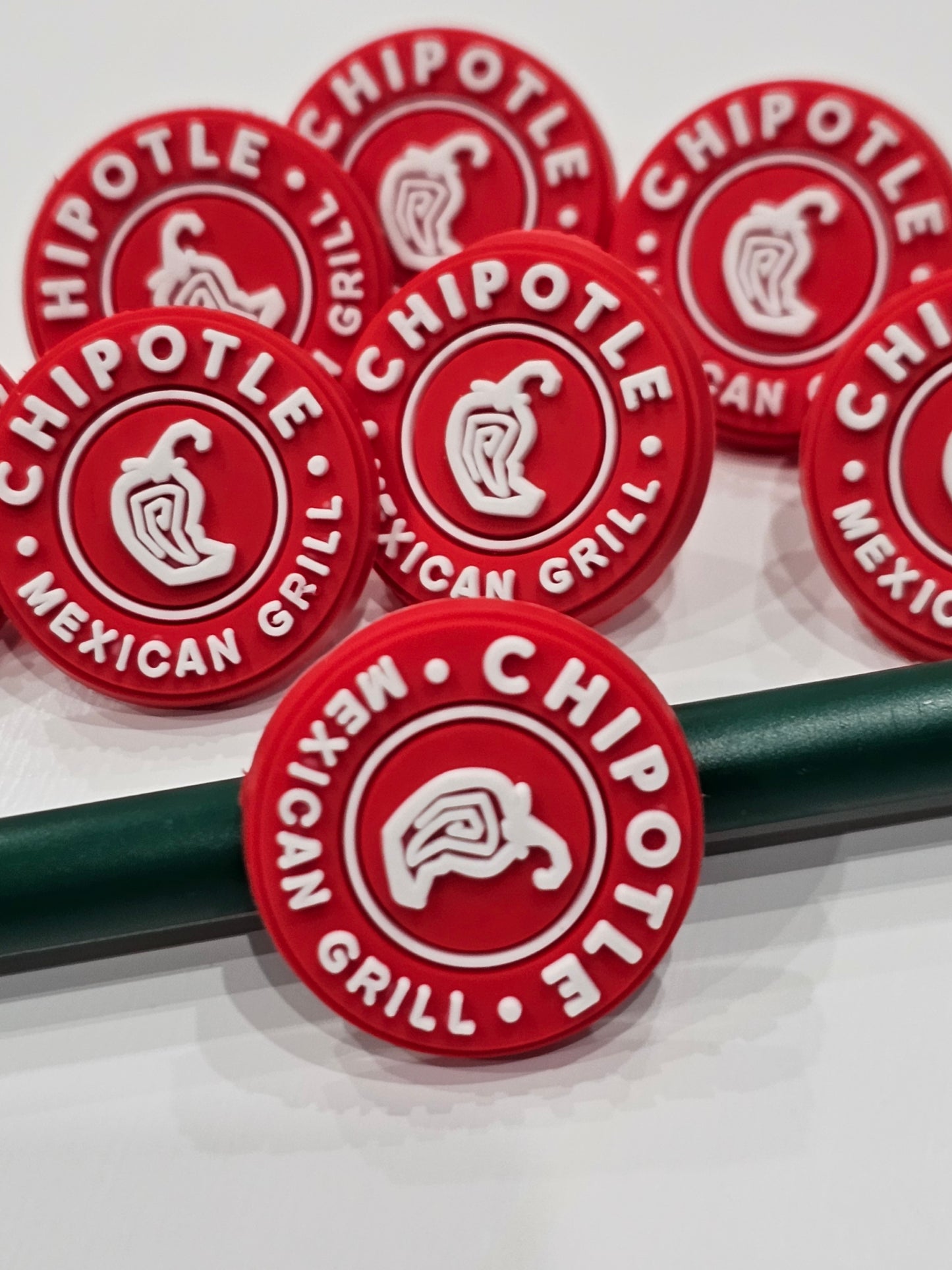 Chipotle Mexican grill Straw/pencil or pen charms