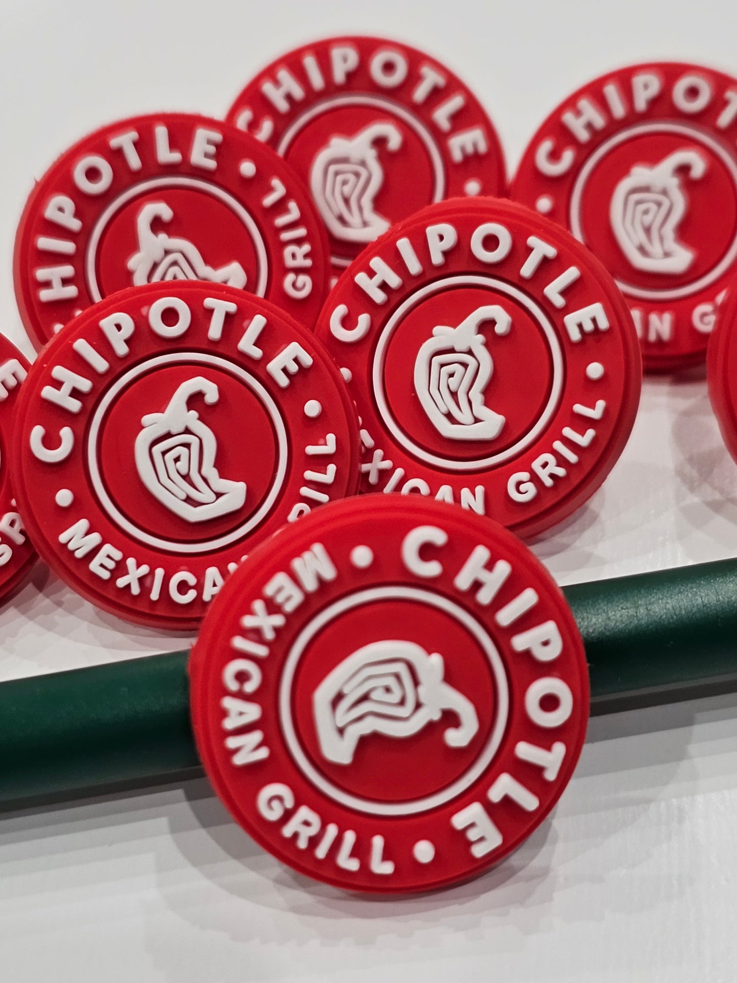 Chipotle Mexican grill Straw/pencil or pen charms