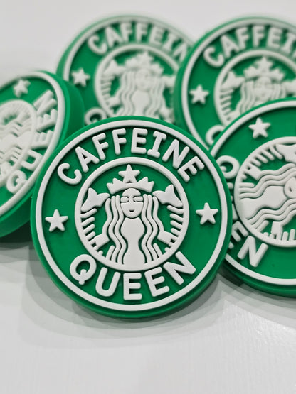 Caffeine Queen Straw/pencil or pen charms