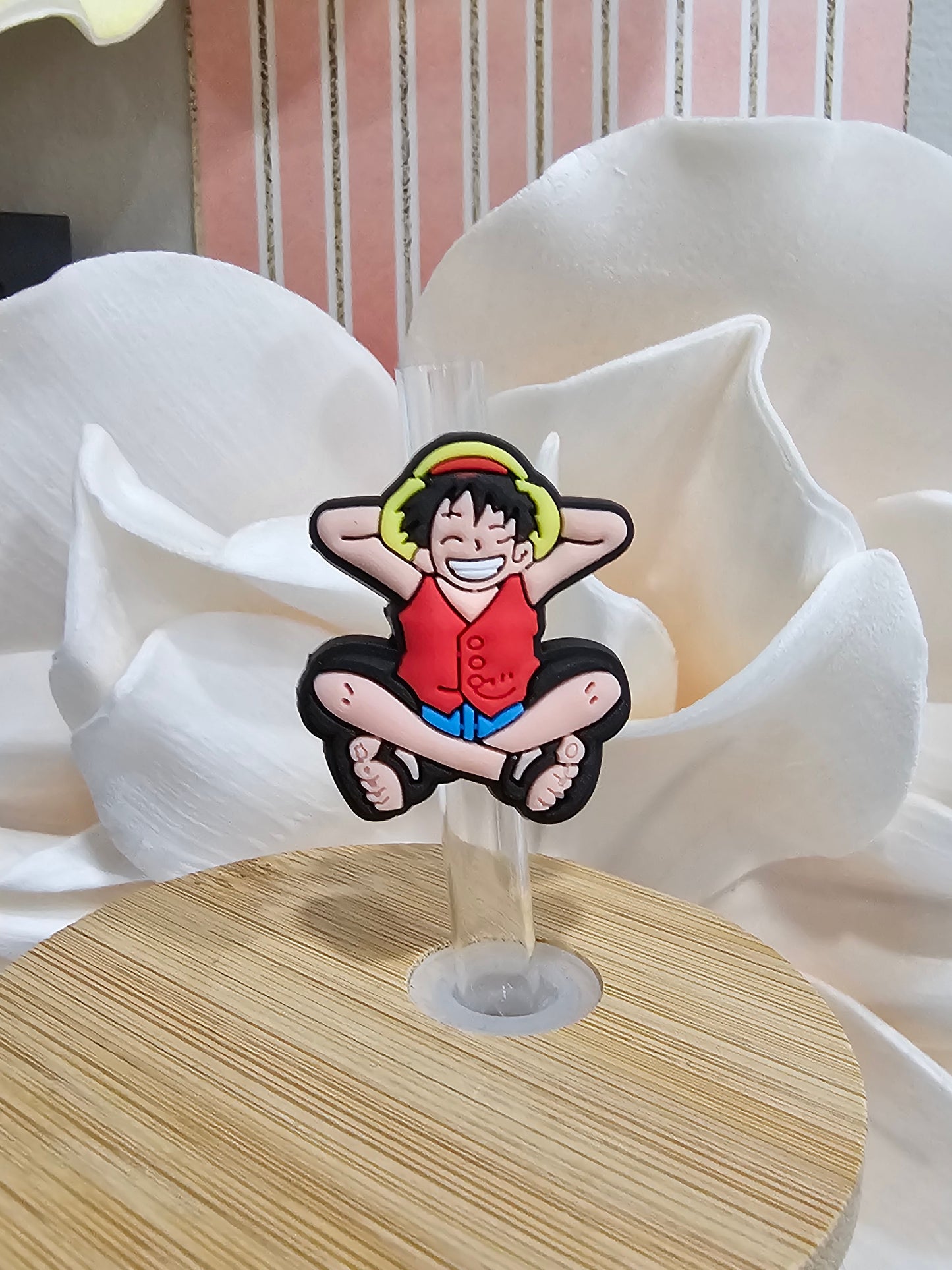 Monkey D. Luffy Straw/pencil or pen charms