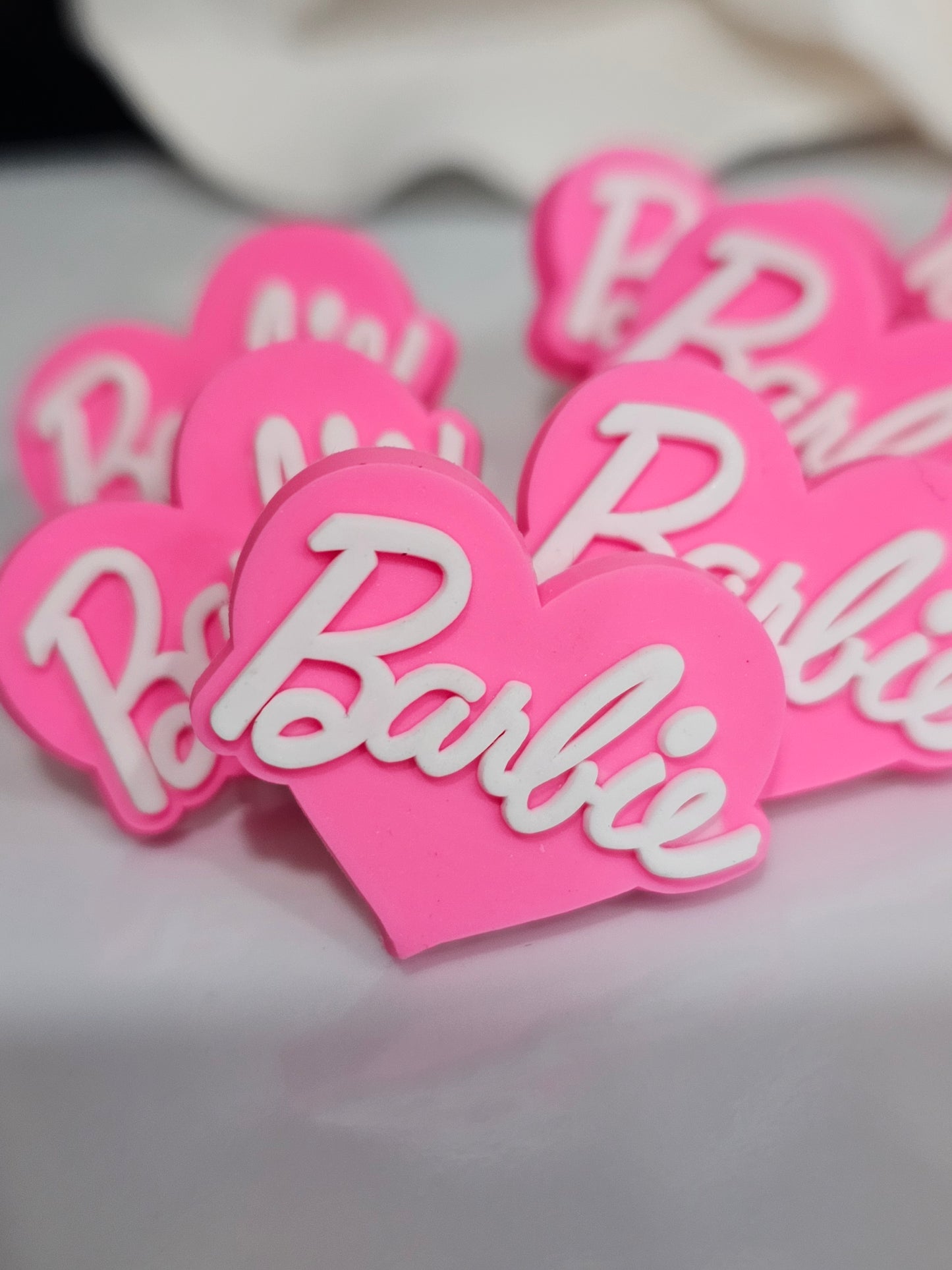 Barbie Straw/pencil or pen charms