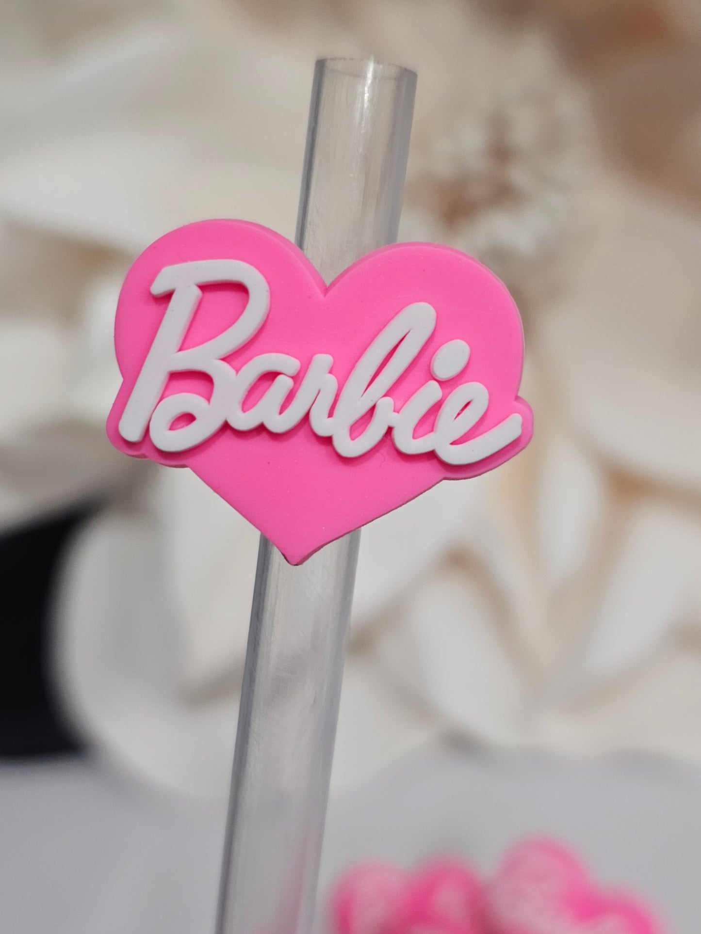 Barbie Straw/pencil or pen charms