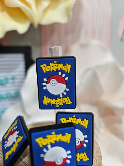 Pokemon Card Straw/pencil or pen charms