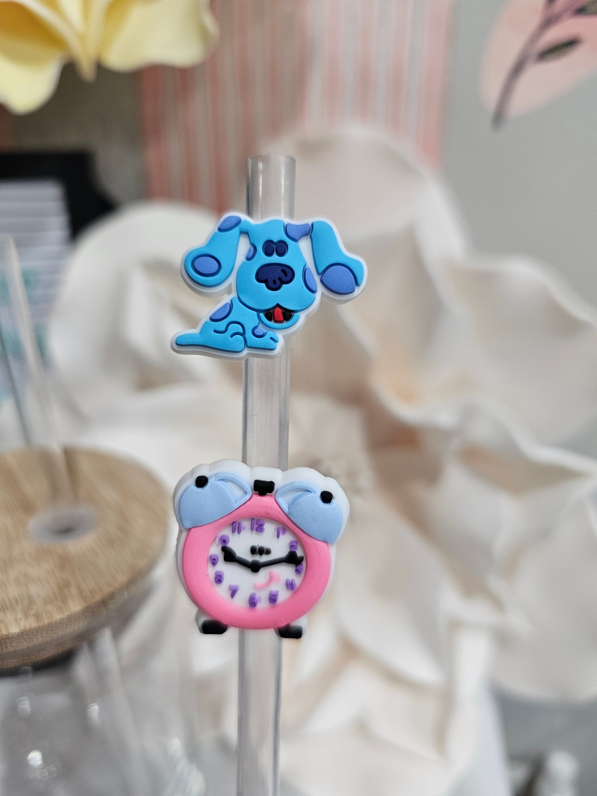 Bluey Straw Charm