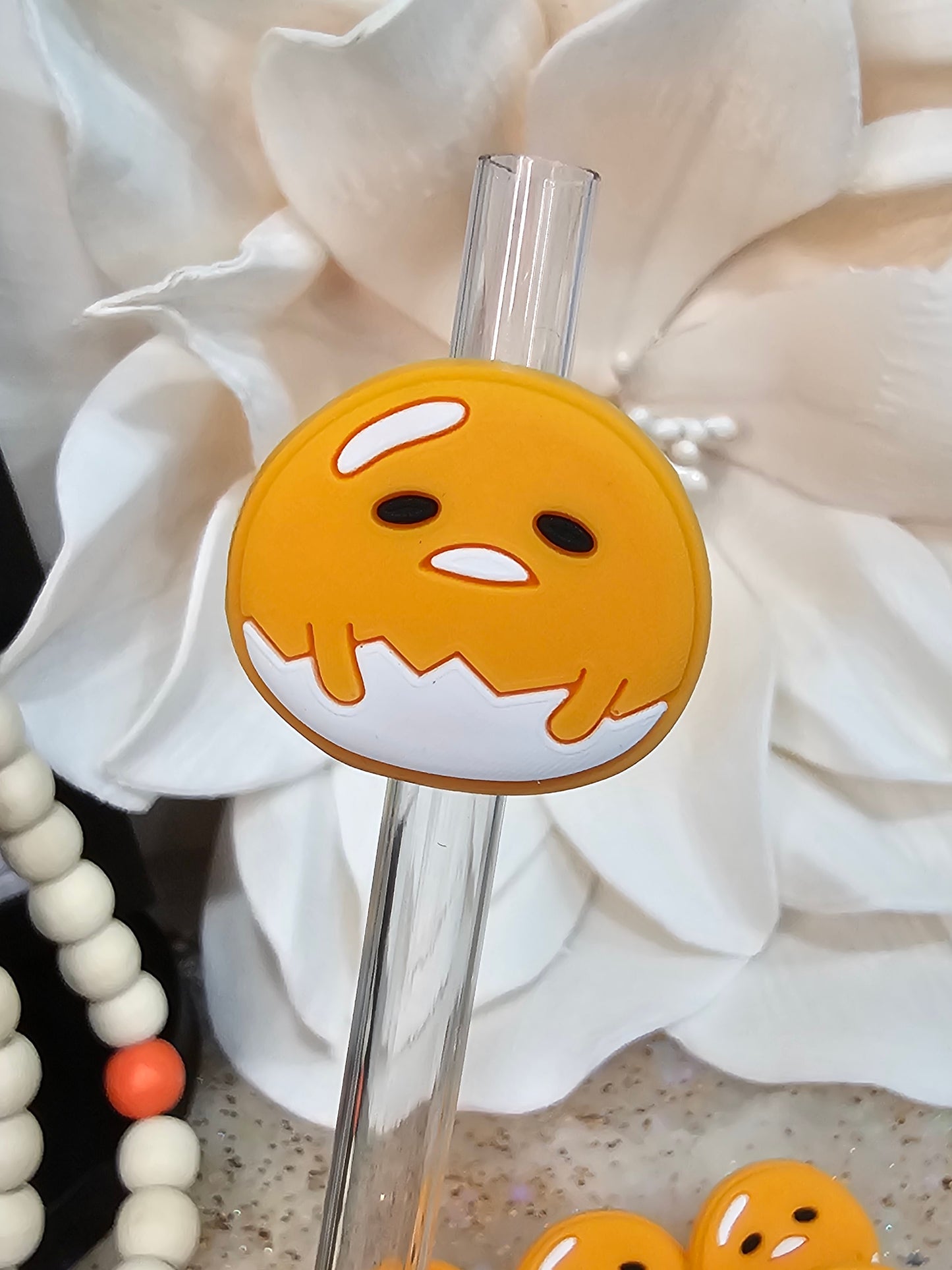 Egg Straw/pencil or pen charms