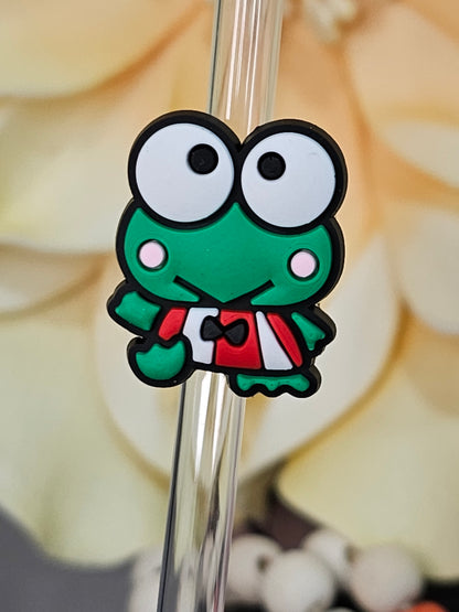 Keroppi 001 Straw/pencil or pen charms