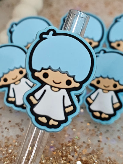 Little Twin Star Boy Straw/pencil or pen charms