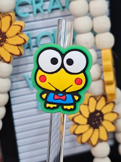 Keroppi 002 Straw/pencil or pen charms