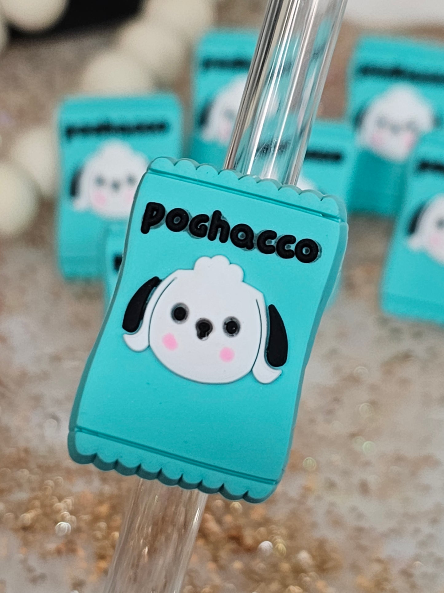 Pochocco Straw/pencil or pen charms