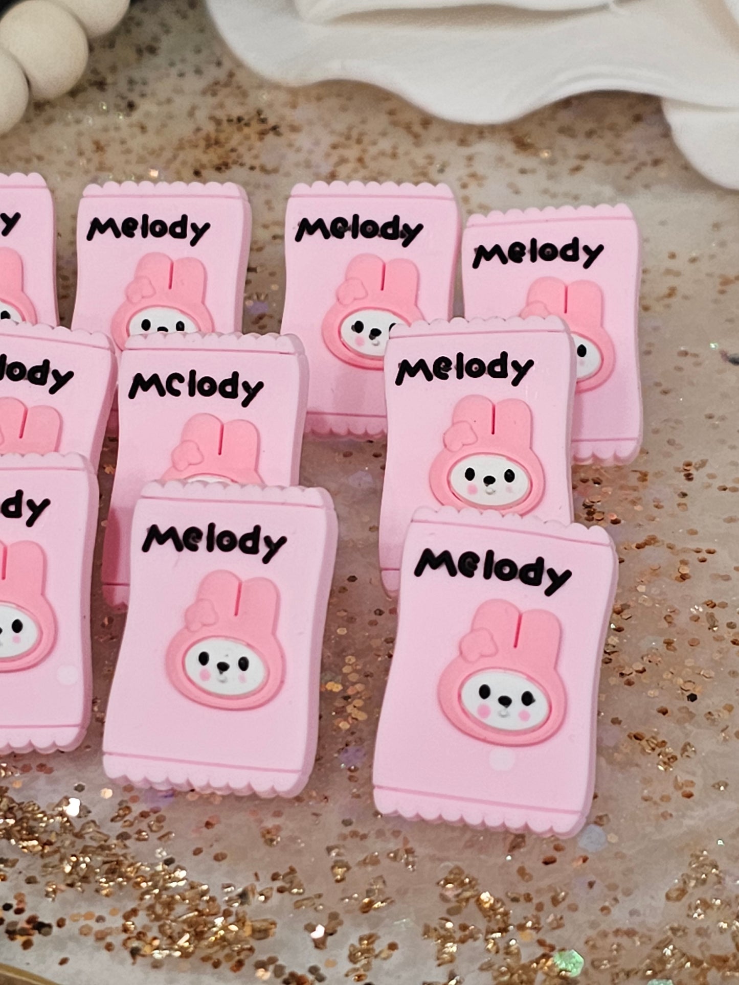 Melody Candy- Straw/pencil or pen charms