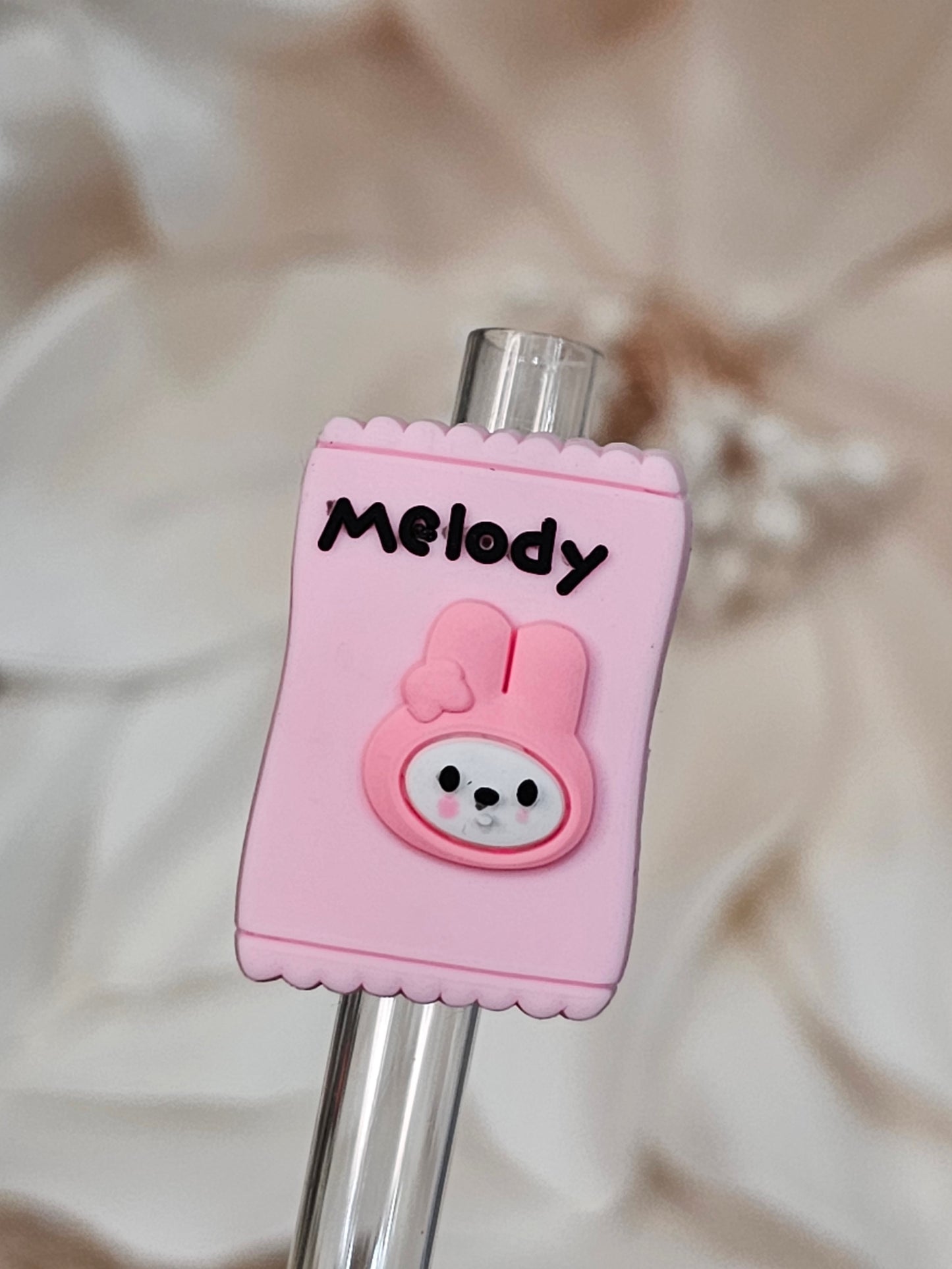 Melody Candy- Straw/pencil or pen charms