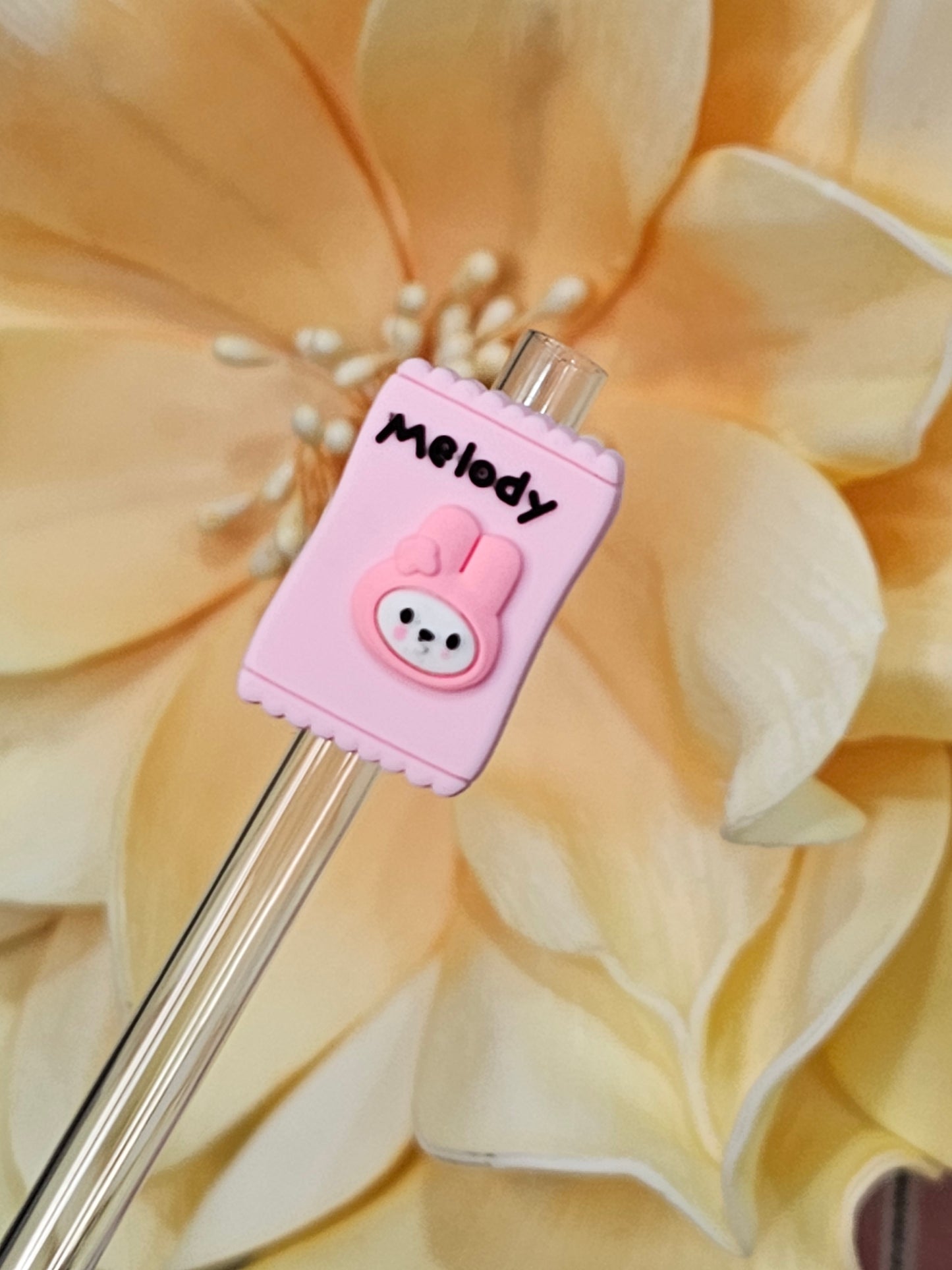 Melody Candy- Straw/pencil or pen charms