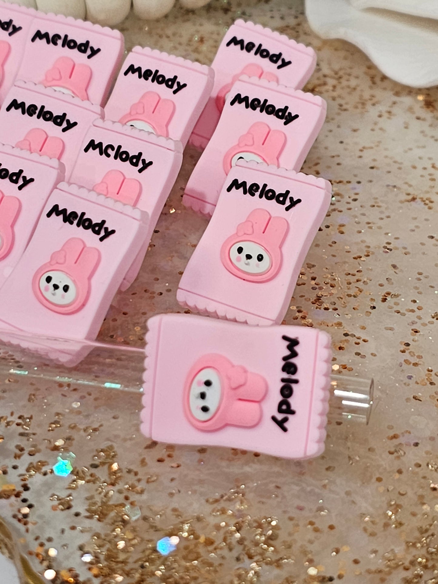 Melody Candy- Straw/pencil or pen charms