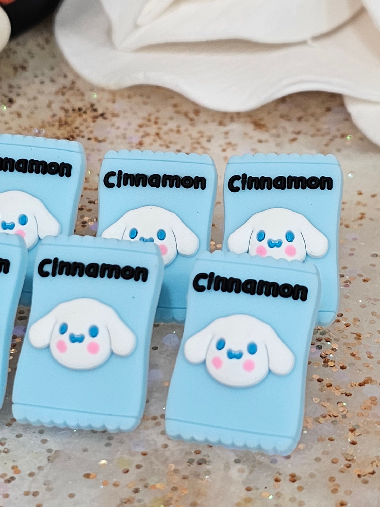 Cinnamonroll Candy- Straw/pencil or pen charms