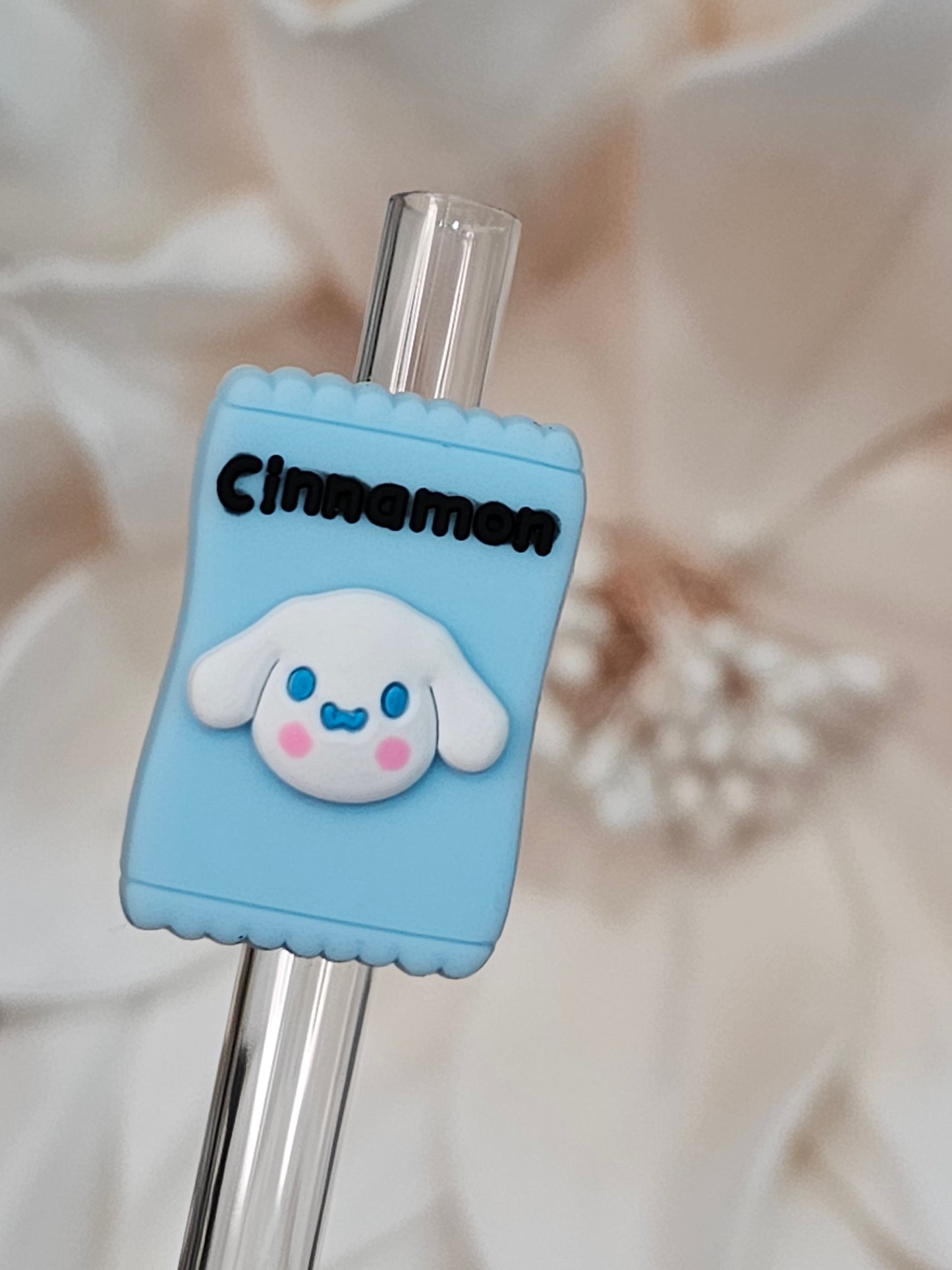 Cinnamonroll Candy- Straw/pencil or pen charms