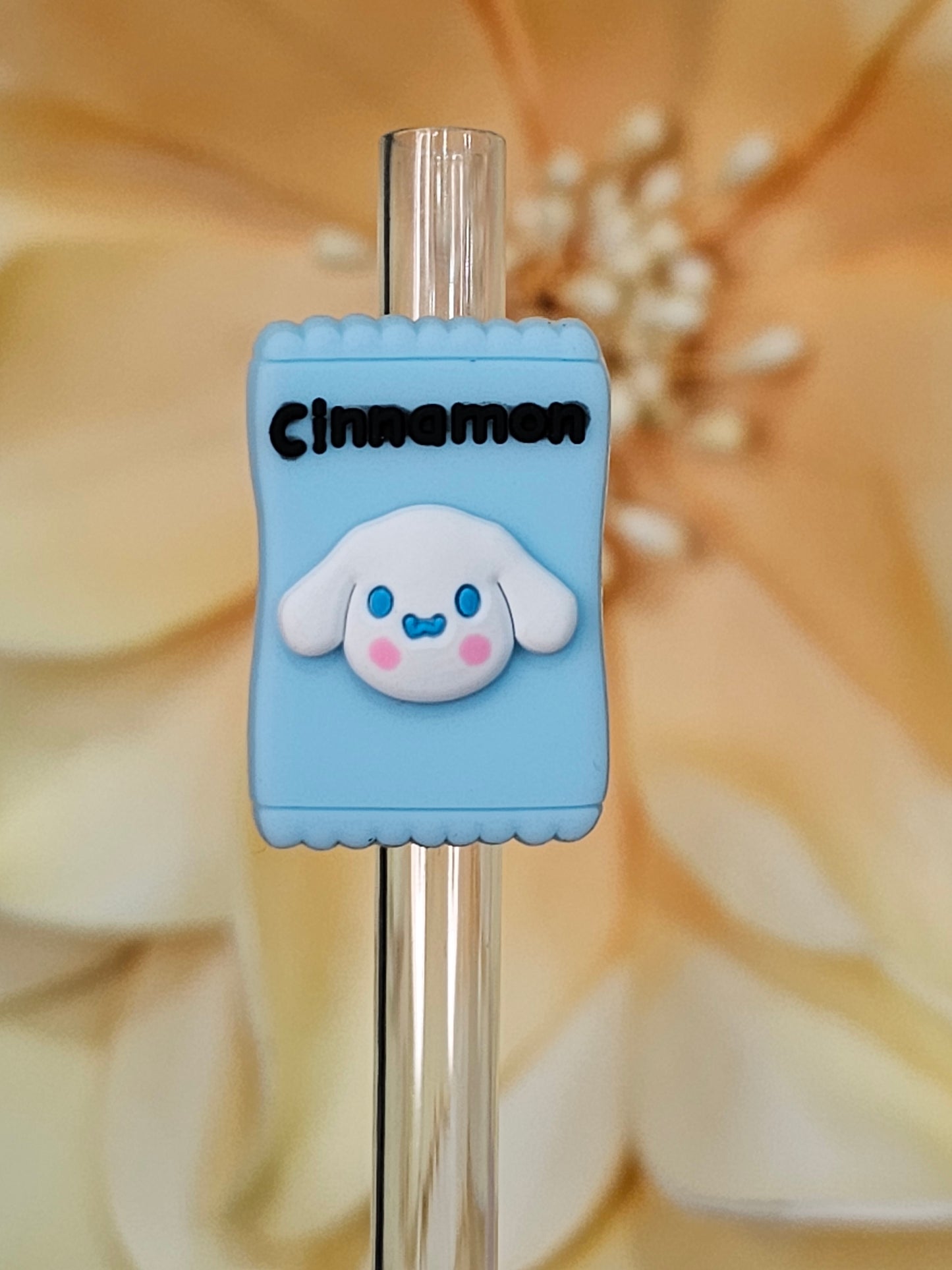 Cinnamonroll Candy- Straw/pencil or pen charms