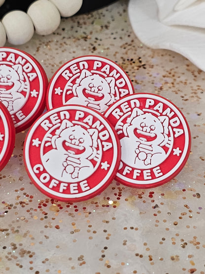 Red Panda Coffee Straw/pencil or pen charms