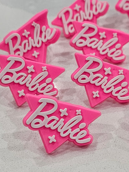 Barbie triangle Straw/pencil or pen charms