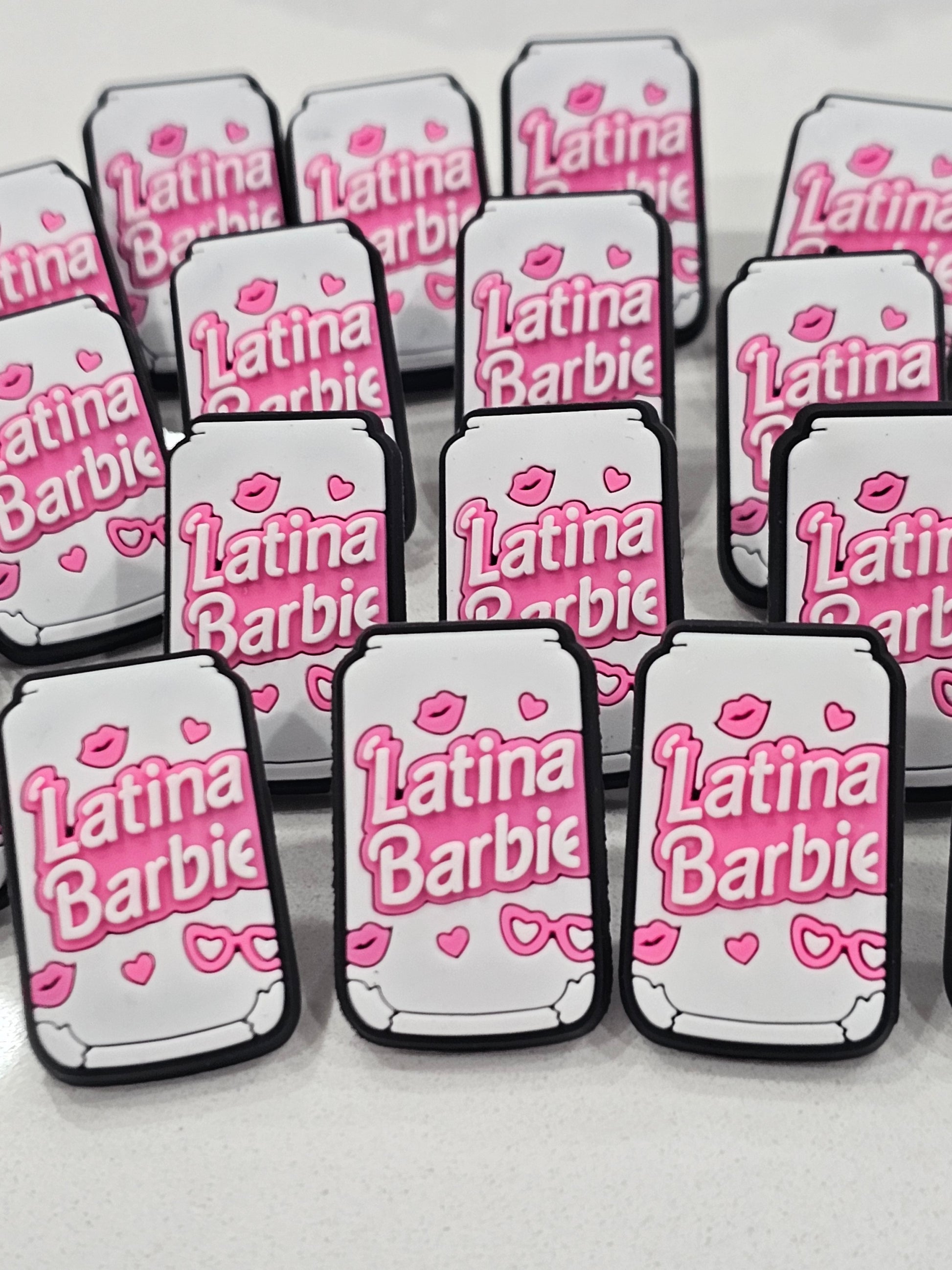 Barbie Straw Topper, Latina Barbie Straw Topper , Straw Charm 