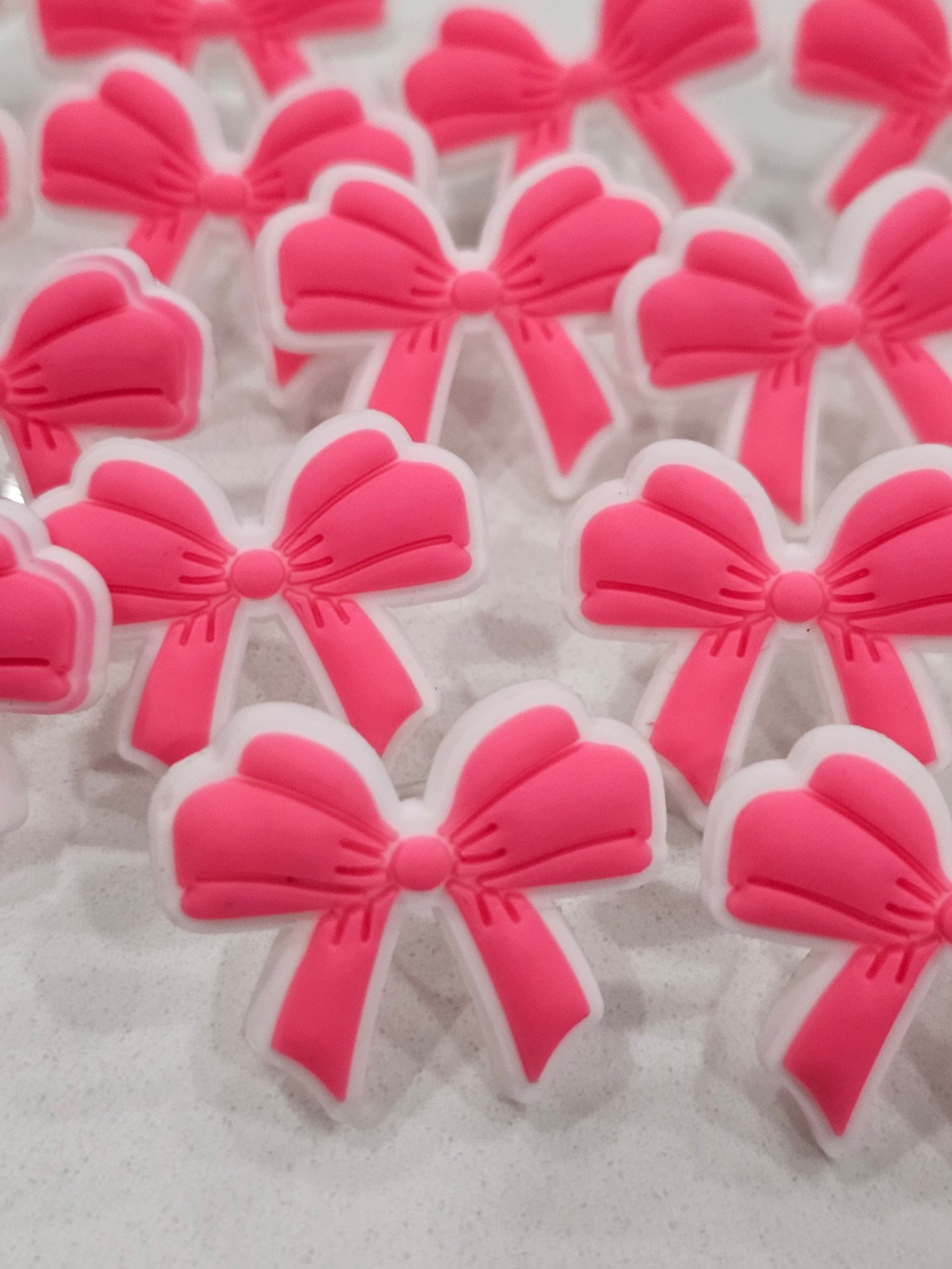 Barbie bow Straw/pencil or pen charms