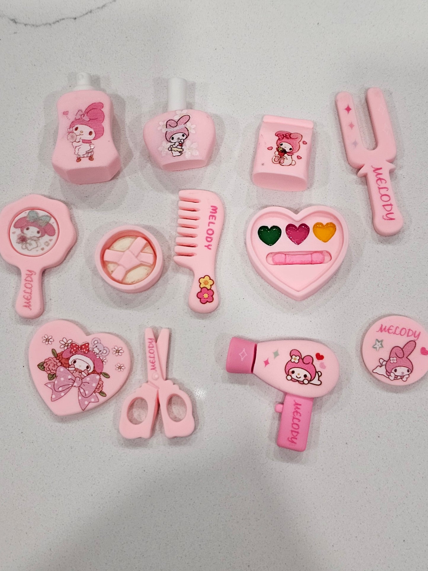 My Melody Beauty Set Charms- 12 pcs