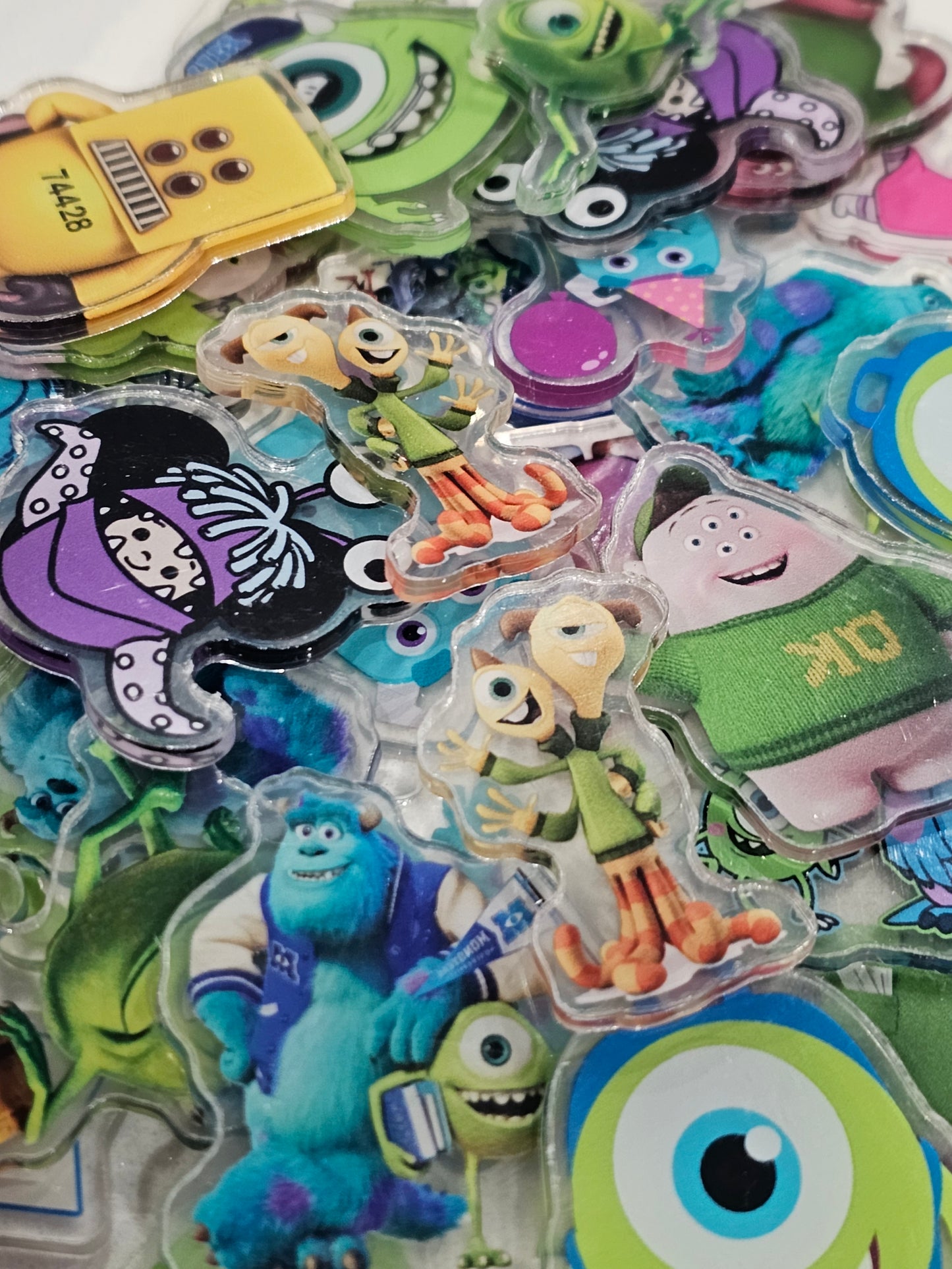 Monster Inc- 4cm Acrylic mix