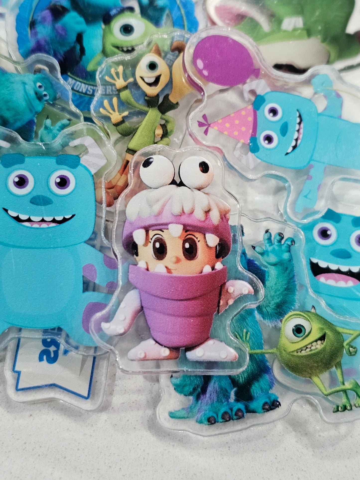 Monster Inc- 4cm Acrylic mix