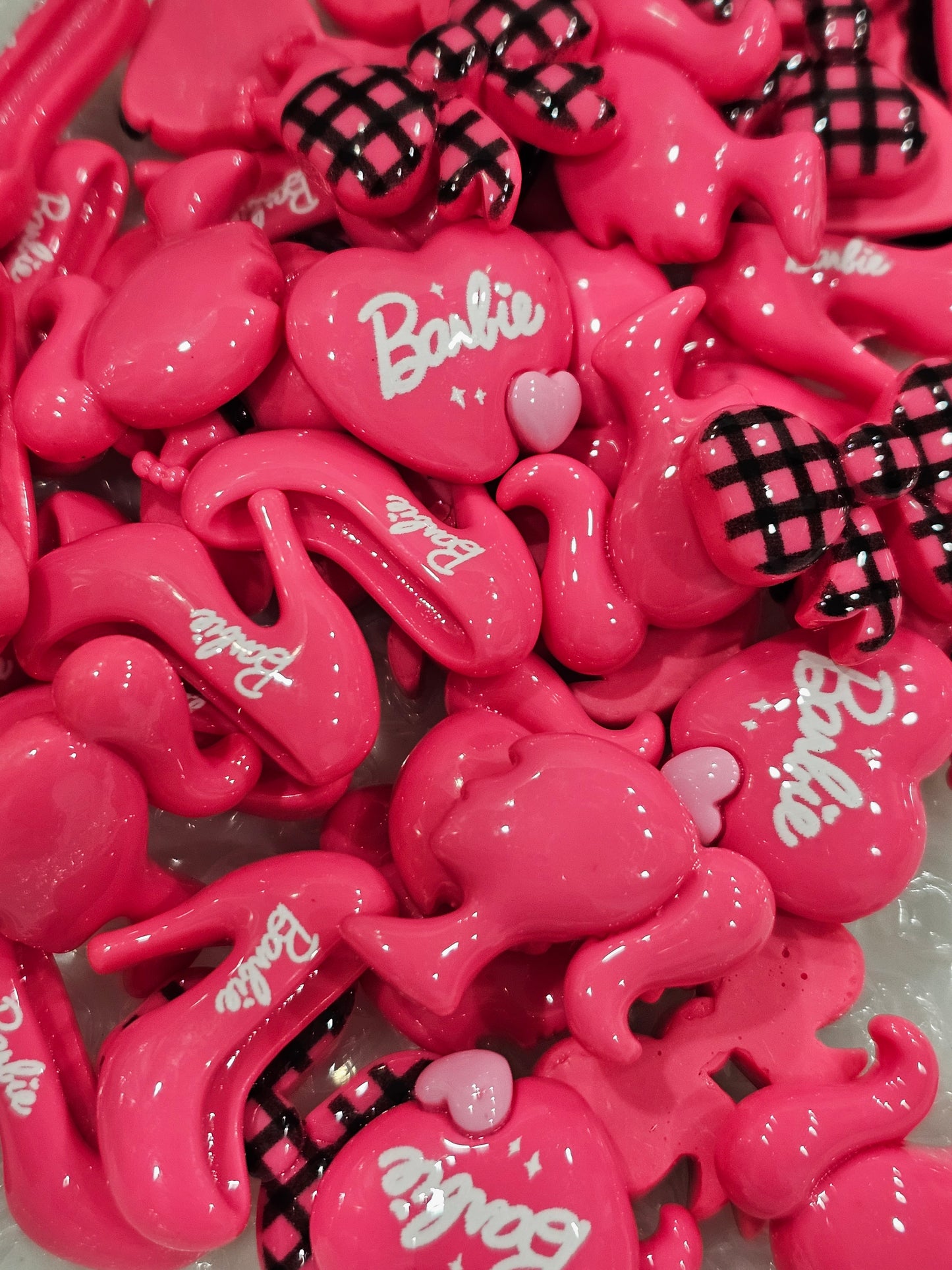 Barbie hot pink charms mix