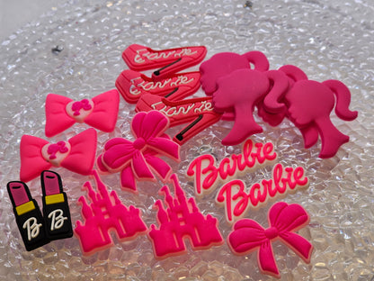 Barbie mix soft charms set of 18pcs