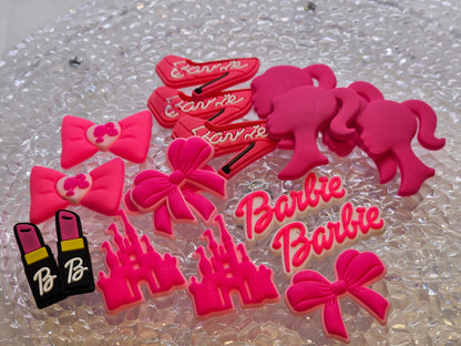 Barbie mix soft charms set of 18pcs