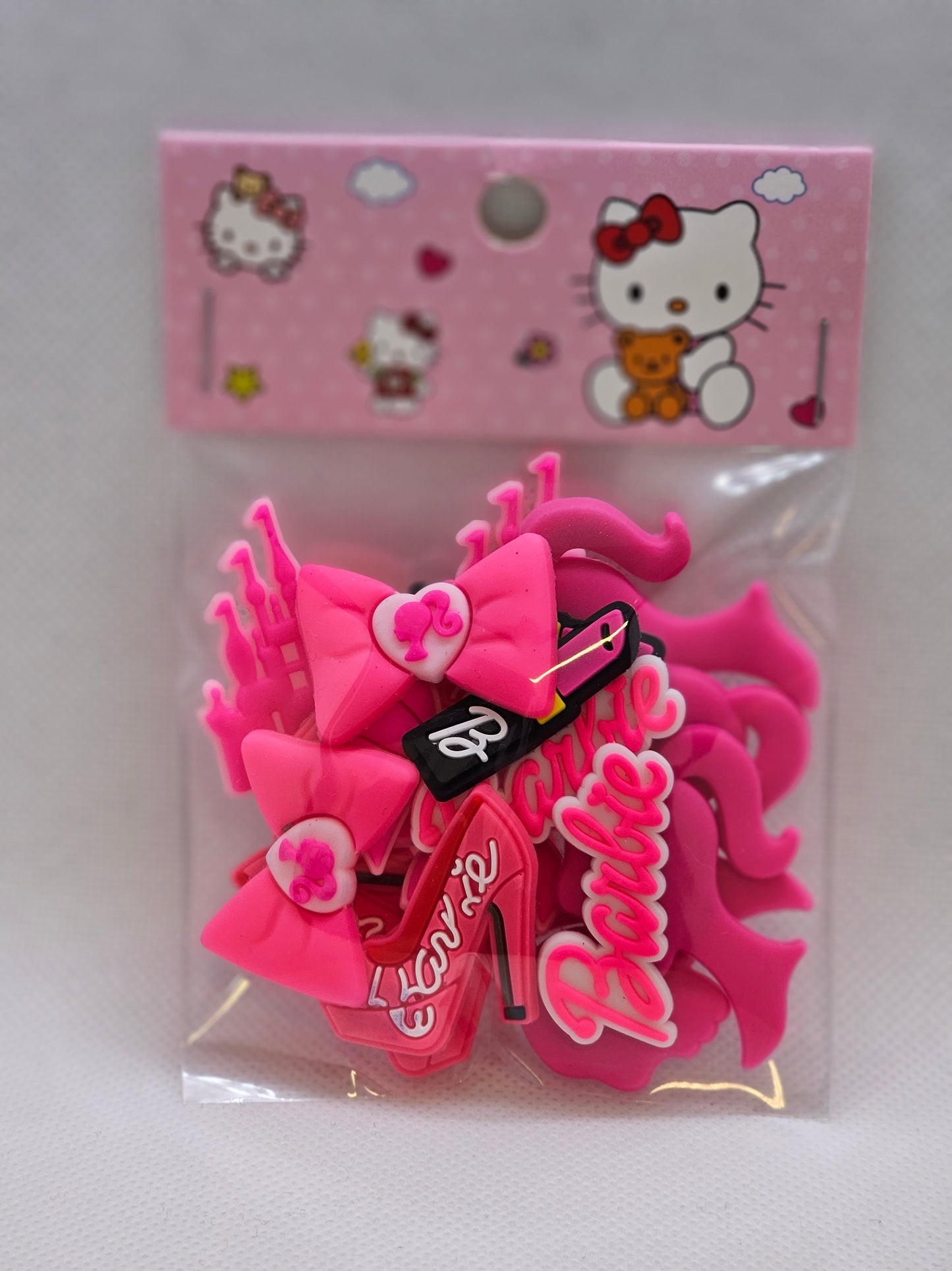 Barbie mix soft charms set of 18pcs