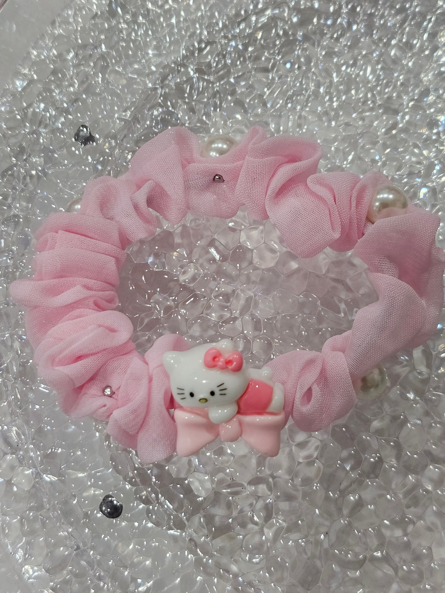 Sanrio Scrunchies with pearl accent