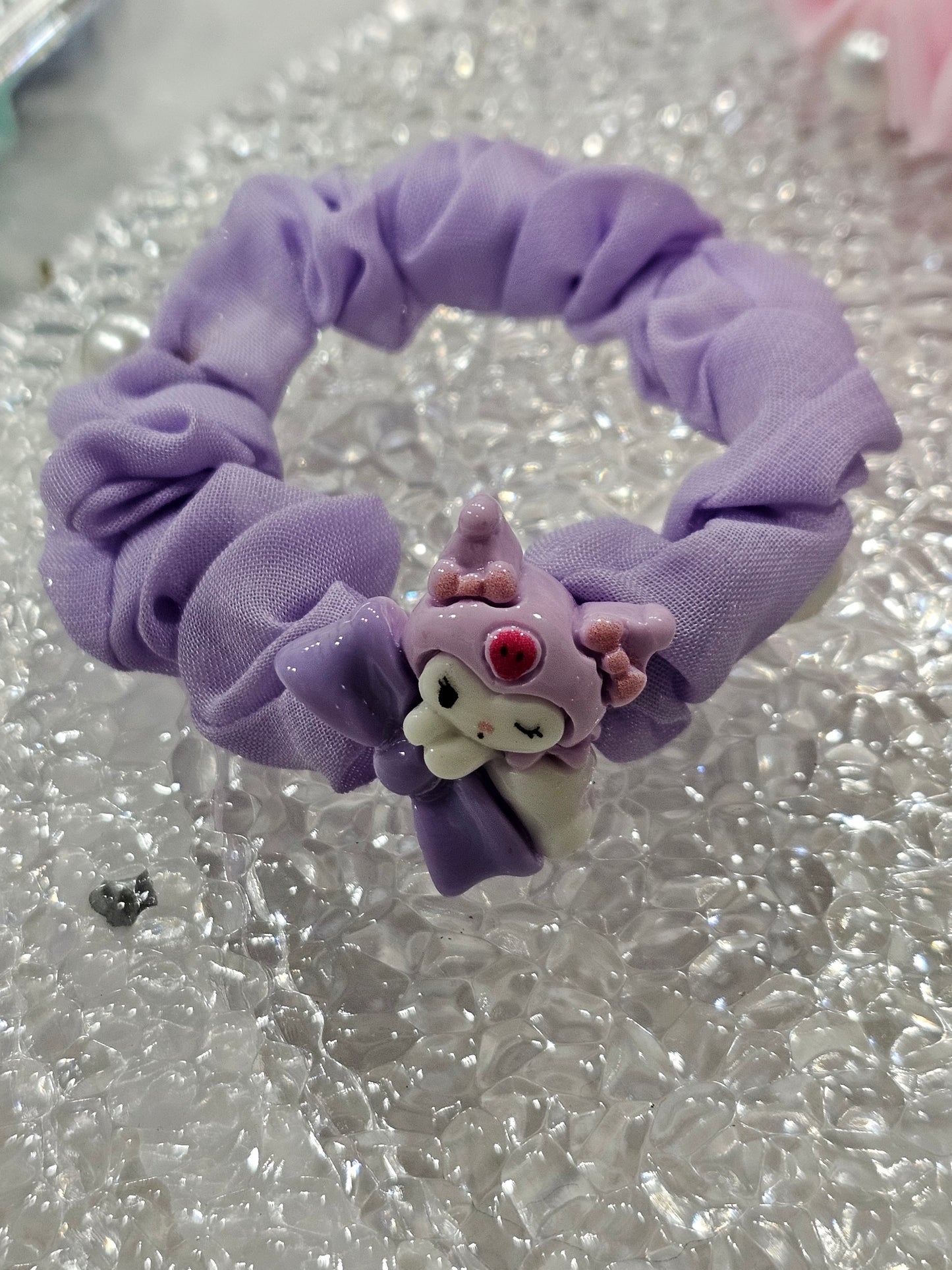 Sanrio Scrunchies with pearl accent