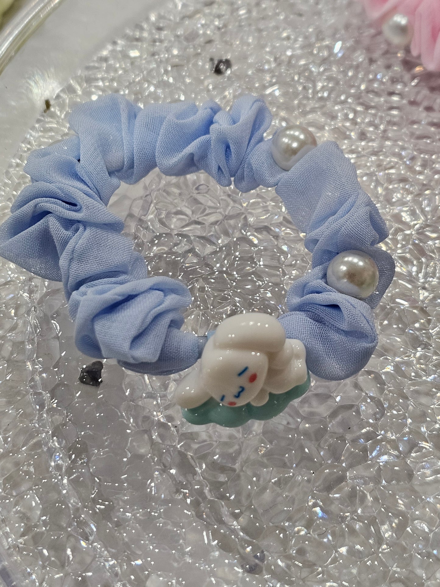 Sanrio Scrunchies with pearl accent