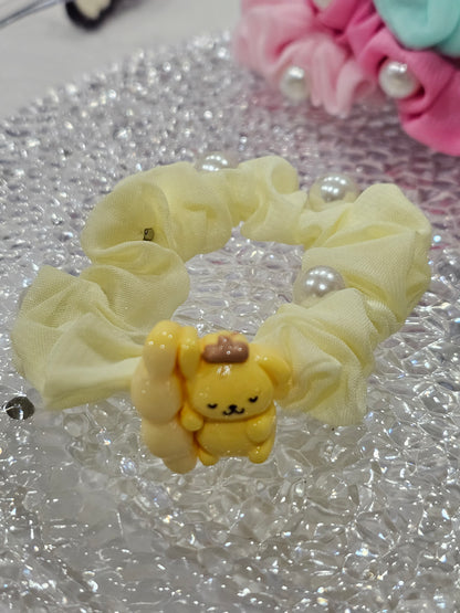 Sanrio Scrunchies with pearl accent