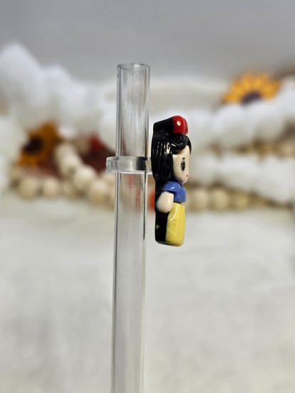 Resin charm Snow White Straw/pencil or pen charms