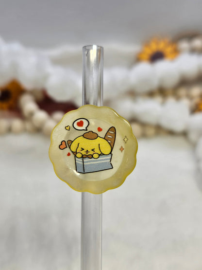 Purin Straw/pencil or pen charms