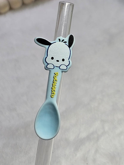 Resin charm pochacco Straw/pencil or pen charms