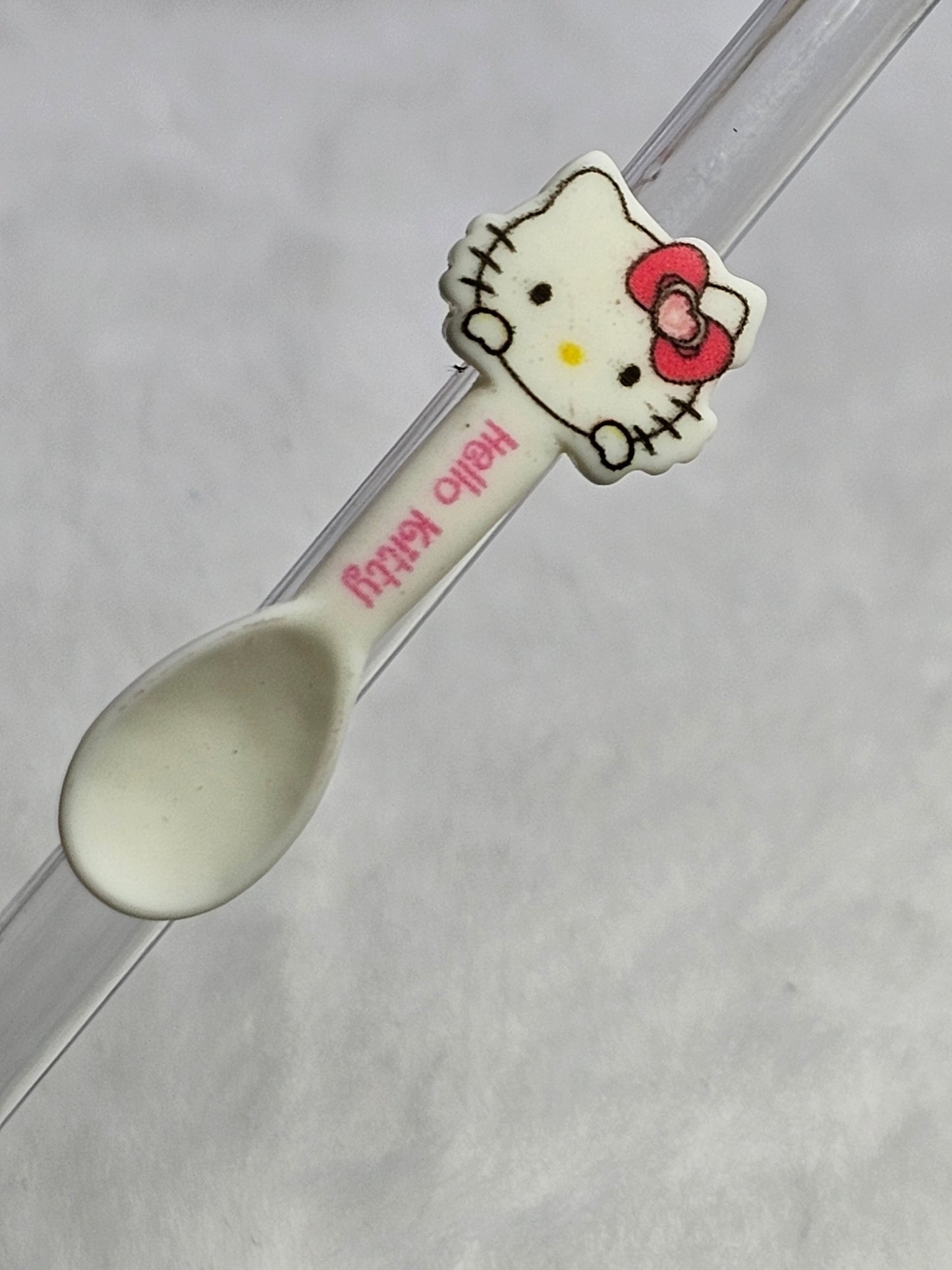 Resin charm HK Straw/pencil or pen charms