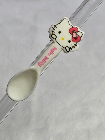 Resin charm HK Straw/pencil or pen charms