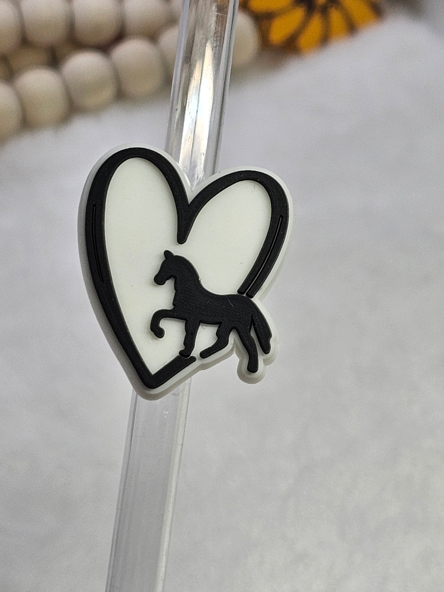 Horse heart  Straw/pencil or pen charms