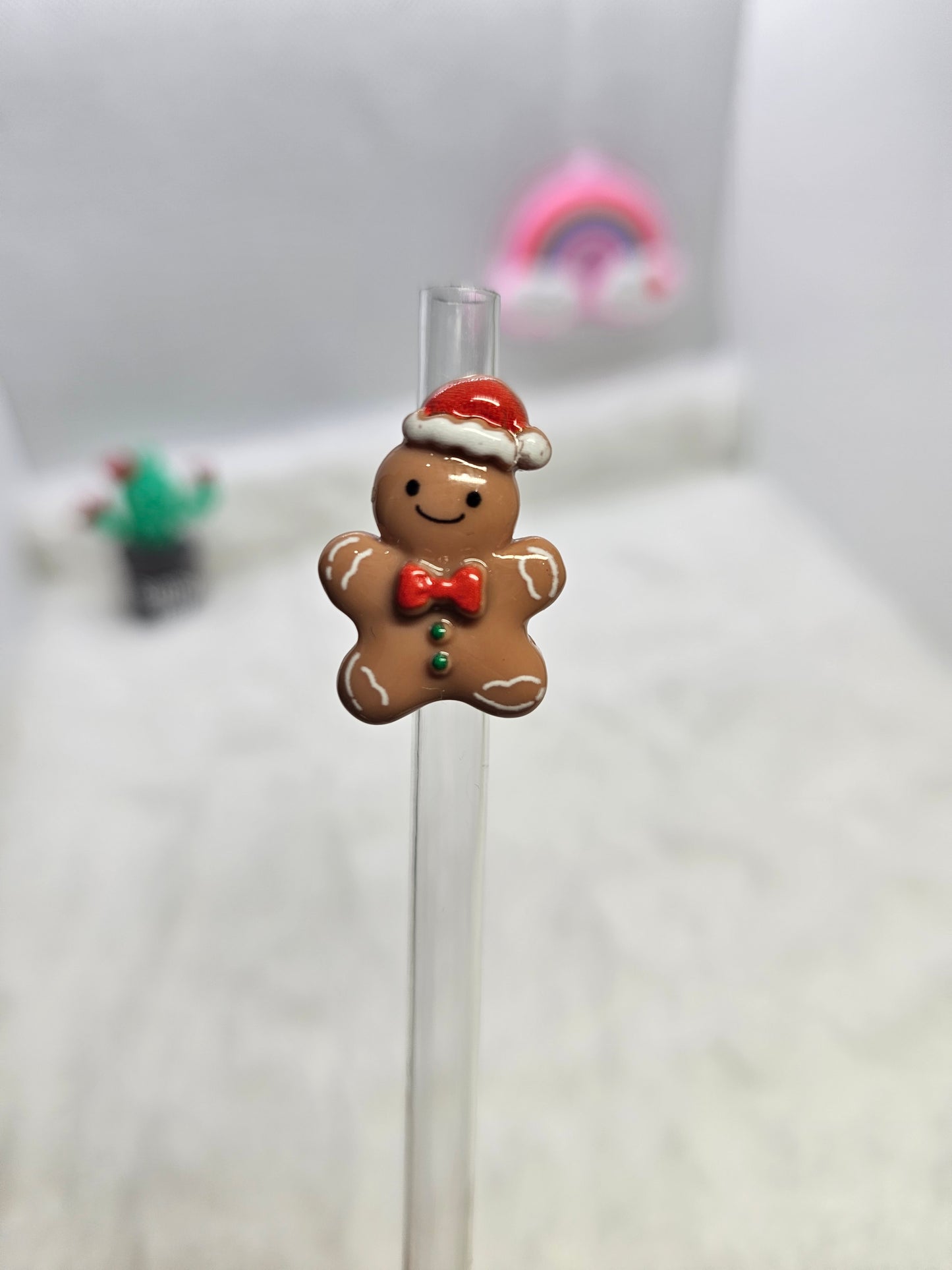 Ginger bread  Straw/pencil or pen charms