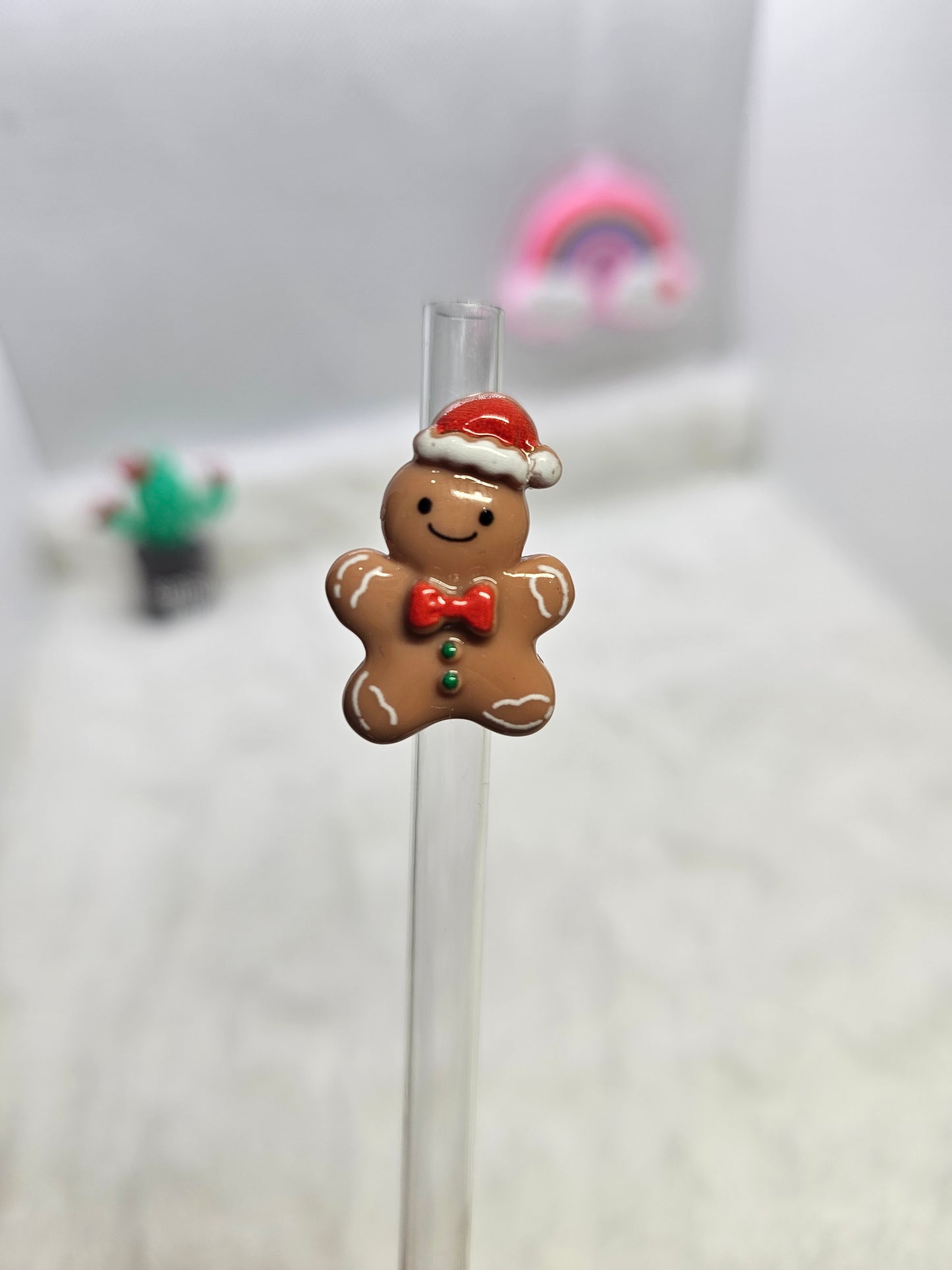 Ginger bread  Straw/pencil or pen charms