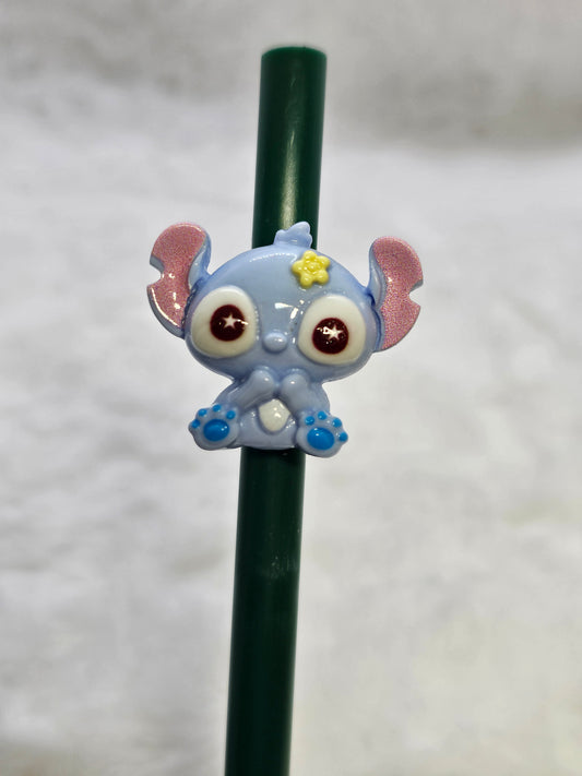 Stitch - Straw/pencil or pen charms