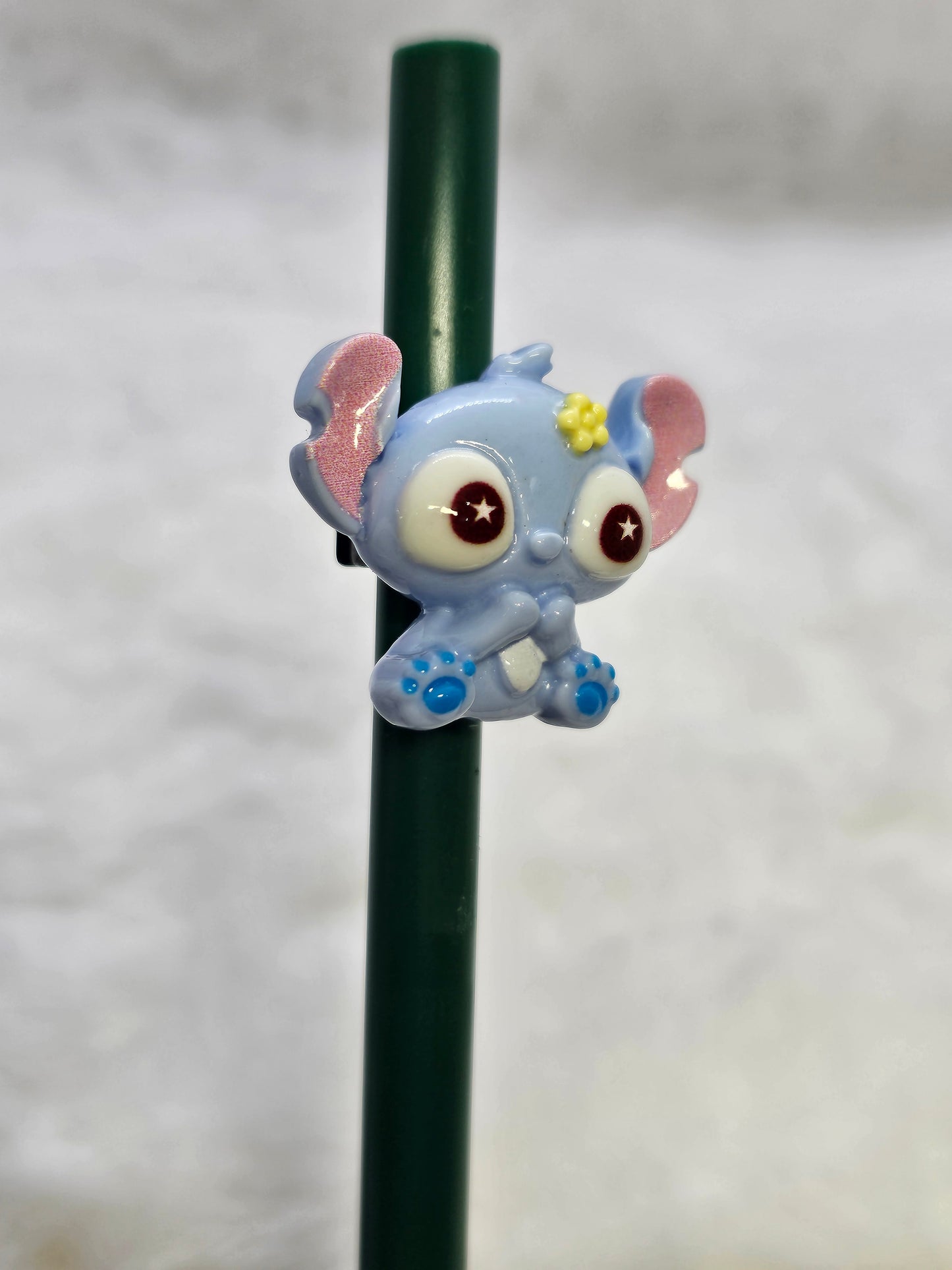 Stitch - Straw/pencil or pen charms