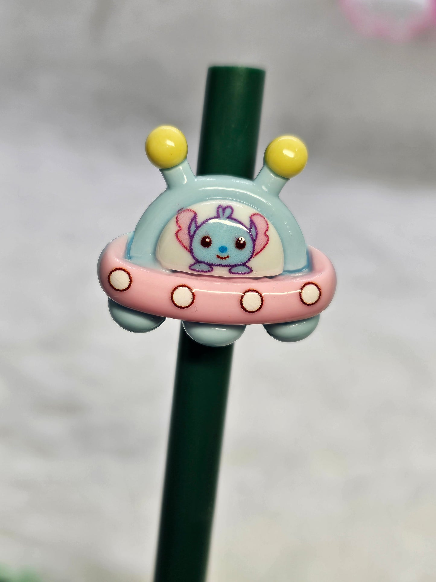 Stitch 002 - Straw/pencil or pen charms