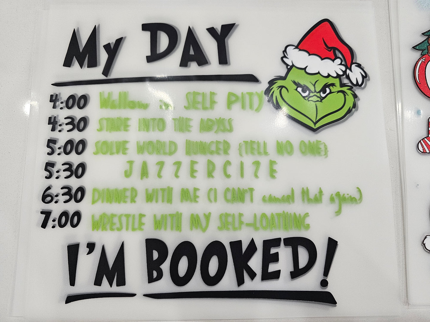 My Day I'm Booked - DTF transfer