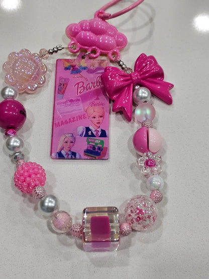 Barbie Cellphone chain/keys holder