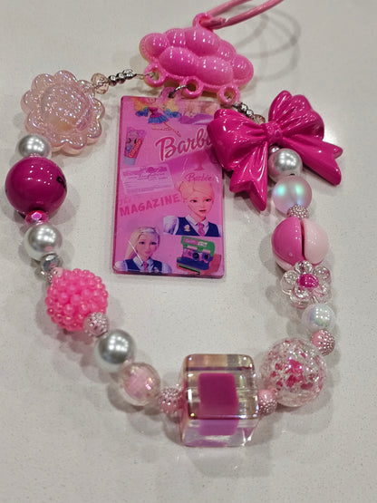 Barbie Cellphone chain/keys holder